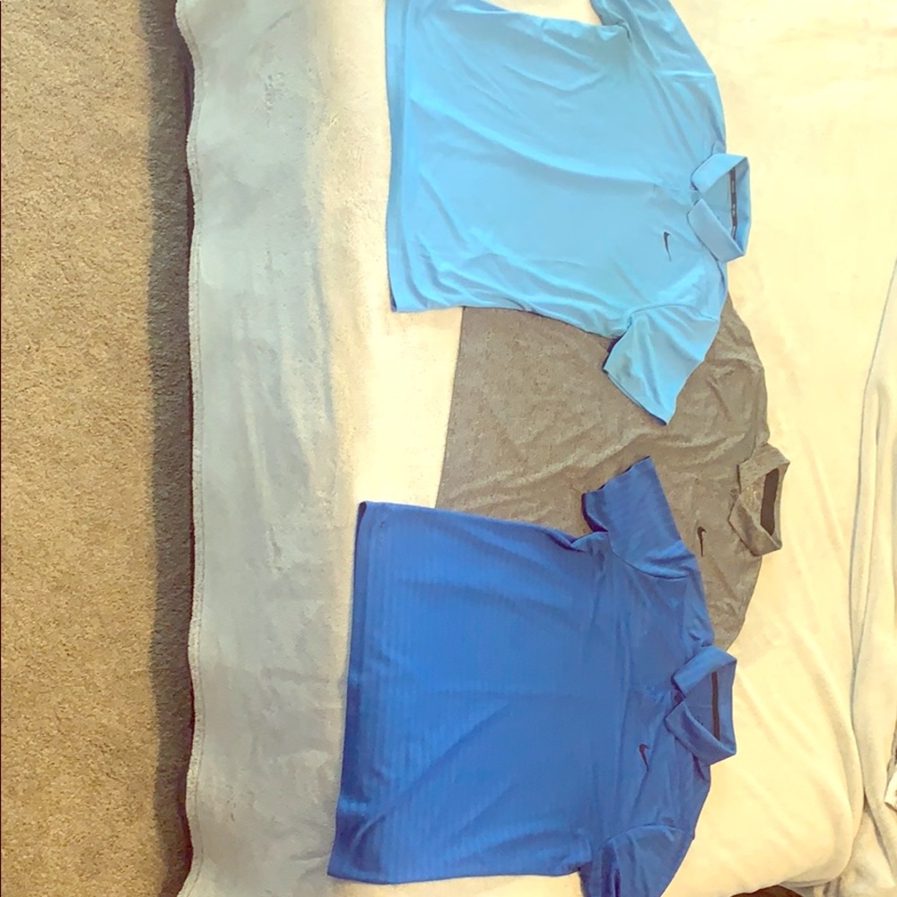 Bundle of 3 Nike Dri-Fit golf polos